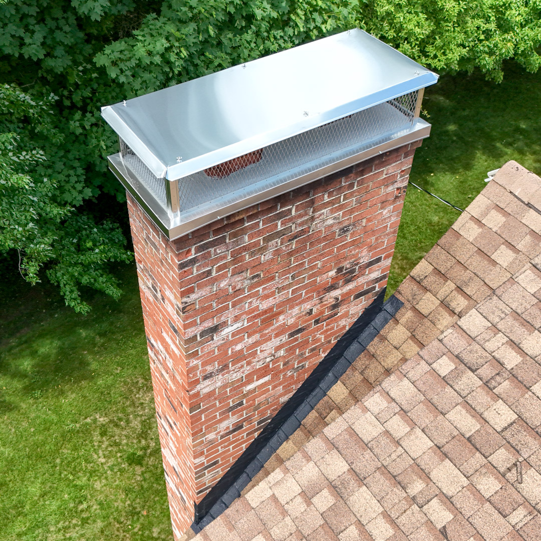 Custom chimney cap install in Gilmanton, NH