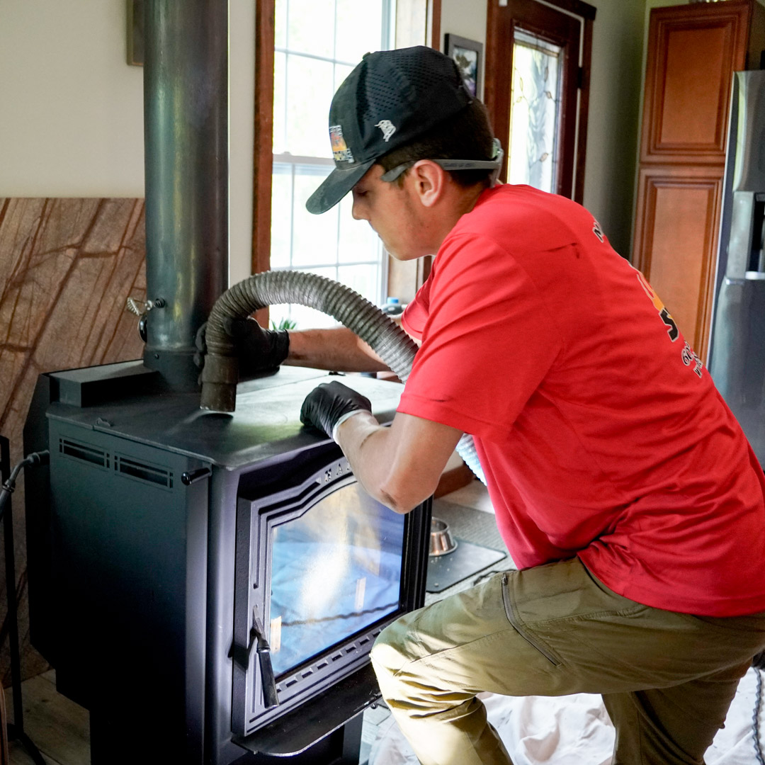 Chimney cleaning, Franklin, NH